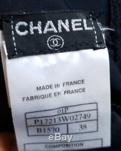 01 Chanel Vintage Swimsuit 34 36 38 2 4 6 Bathing Bikini Suit Top Piece Coverup
