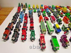 102 Piece Lot Thomas The Tank Engine Wooden Railway Wood Train Collection Gift