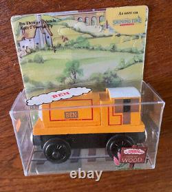 1992 Shining Time Wooden Thomas Train Ben! New! Unpunched Box