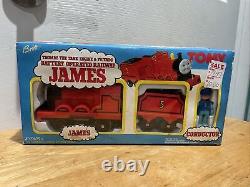 1994 TOMY Thomas the Tank Engine & Friends Battery Operated Railway James READ