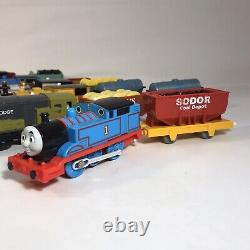 2009 Gullane Thomas the Train Trackmaster Engines, Cargo, Track 70 Pieces Total