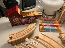 200+ Piece Thomas The Train & Friends LOT Wooden Railway Tracks Trains Magnetic