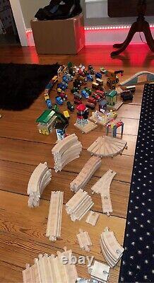 Authentic Wooden Thomas train set. HARDLY USED