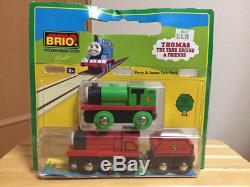 BRIO Thomas the Tank Engine Percy&James twin pack Toy Used H32
