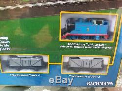 Bachmann 00739 Thomas the tank engine Whistle and Chuff Trainset OO scale BNIB