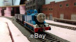 Bachmann DCC installed Thomas the Tank Engine with two cars