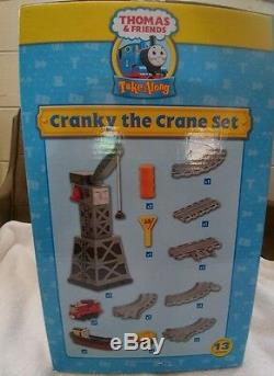 Cranky the Crane Set Take Along, 2007, Die Cast Metal Engines, NIB