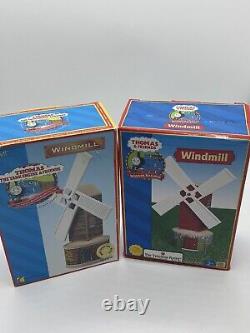 Extremely Rare Red & Green Label Thomas The Tank Engine Wooden Windmill