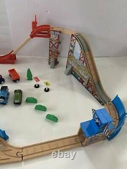 Fisher-Price Thomas & Friends Wooden Railway Race Day Relay Complete With Extras