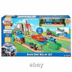 Fisher-Price Thomas & Friends Wooden Railway Race Day Relay Set