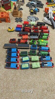Giant Lot Trackmaster Thomas the Tank Engine Trains, Track, etc. Working, Clean