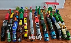 HUGE LOT of Thomas the Train Wooden, BRIO and diecast engines, cars, extras