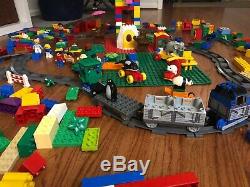 HUGE Lot 20 POUNDS! Lego DUPLO Blocks People Train Animals Vehicles Bases L@@K
