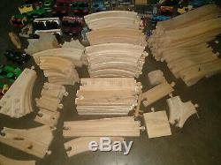HUGE Lot Of Tracks/Accessories Thomas and Friends Train BRIO Wooden 100+ Pieces