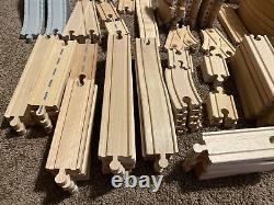 HUGE Lot Thomas the Tank Engine Wooden Railway Track Switch Brio Clicking Clack