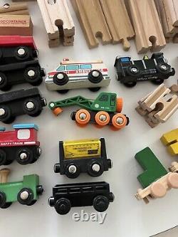 HUGE Lot of Thomas The Train Wood Railway Buildings/Trains /Tracks BRIO Melissa&