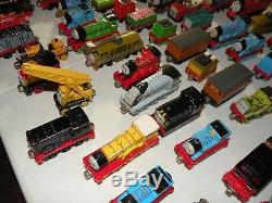 HUGE THOMAS THE TRAIN LOT DIECAST METAL ENGINES BOATS TRUCKS CARS 95 Pieces