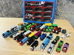 HUGE! Thomas The Tank Engine Wooden Railway Lot LOT OF ENGINES & MORE