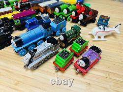 HUGE! Thomas The Tank Engine Wooden Railway Lot LOT OF ENGINES & MORE