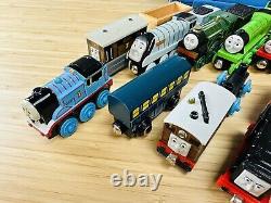 HUGE! Thomas The Tank Engine Wooden Railway Lot LOT OF ENGINES & MORE