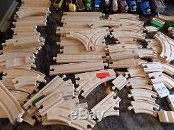 Huge 150+ Pc Lot Thomas The Tank Engine Train Cars (48) Track (80) Structures