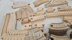 Huge Lot Thomas & Friends Wooden Railway Trains, Tracks, 2 Metal Locomotives