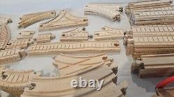 Huge Lot Thomas & Friends Wooden Railway Trains, Tracks, 2 Metal Locomotives