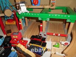 Huge Lot Thomas & Friends Wooden Railway Trains Tracks Bridge Building Accessory