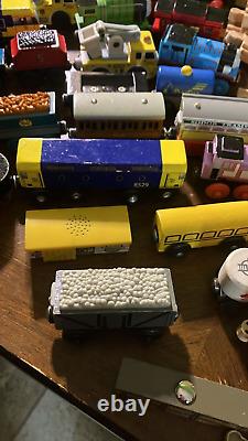 Huge Lot of Thomas The Tank & Friends Wooden Railway Train Track & Accessories