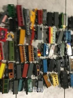 Huge Mixed Lot 35+ Engines & 70+ Cars Thomas The Train Electric Motorized Wood