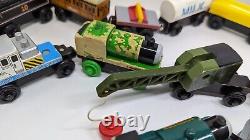 Huge Thomas The Tank Engine Wooden Railway & Other Train Toy Figures, Around 60