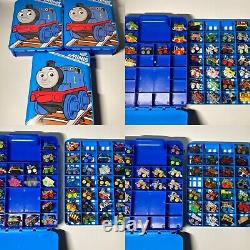 Huge lot of 120+ Thomas the Train & Friends Mini Minis With Carrying Cases