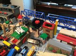 Huge lot of THOMAS THE TANK ENGINE Wooden Railway LOT. Lots Of Trains, tracks