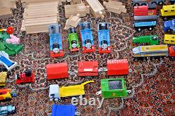 Large Lot Melissa & Doug & Thomas the Train Wooden Tracks, Trains, Accessories