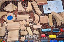 Large Lot Melissa & Doug & Thomas the Train Wooden Tracks, Trains, Accessories