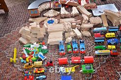 Large Lot Melissa & Doug & Thomas the Train Wooden Tracks, Trains, Accessories