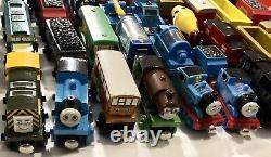 Large Lot of Thomas & Friends Wooden Railway Trains, Tracks, Plus Lots More