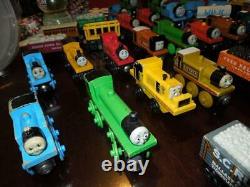 Large Lot of Thomas the Train & Friends / Brio Wooden Train Figures/Cars/Tenders