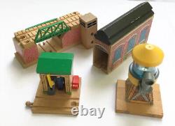 Large Thomas The Train LOT Retired Wooden Engine Friends Case Storage Bin 1990s