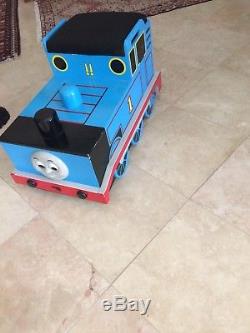 Large Wooden Thomas the Tank Engine Train Toy box / Toy Storage Chest-Retired