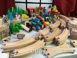 Large Wooden Train Track Job Lot Brio / Thomas Compatible Set