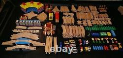 Lot 200 + Piece Assorted Wooden Train Railway Track & Accessories Thomas + More