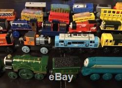 Lot Of 35 Train Cars Thomas & Friends Engines 2012 Gullane Limited Mattel Wooden