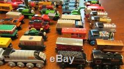 Lot Of 60+ Pc Thomas The Train & Friends Wooden Trains