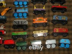 Lot Of 68 Thomas the Tank Engine-and Friends Wooden Trains- Rare / Vintage