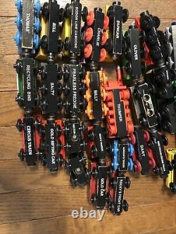 Lot Of 84 Thomas the Train & Friends Wooden and Metal Trains Set mix Lot READ