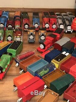 Lot Of 95 Thomas & Friends Motorized Trains And Cars Plus Extras