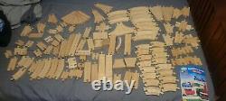 Lot of 100+ Pieces Wooden Thomas the Tank Engine Wood Train Track