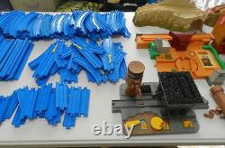 Lot of 155 Thomas The Tank Engine and Friends Train Trackmaster TOMY Blue Track