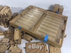 Lot of 183 Piece Thomas The Tank Engine Train And Wooden Track Mixed Sets